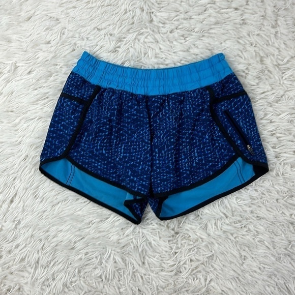 Lululemon Tracker Short III Samba Snake Kayak Blue Hero Blue - Picture 1 of 5